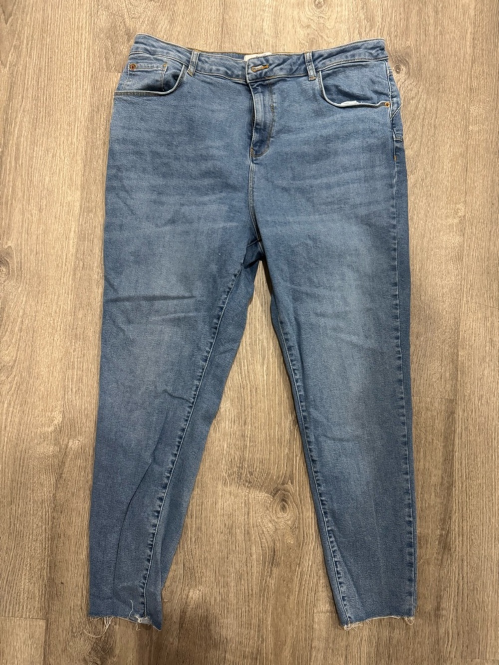 New Look High-Rise Women's Skinny Blue Jeans